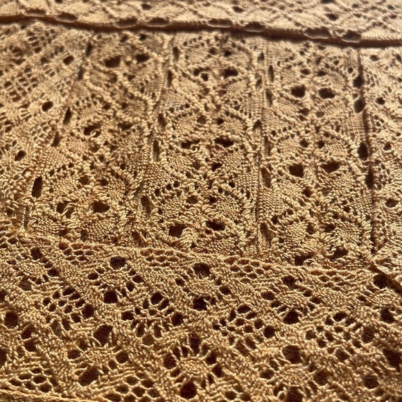 Point Sur Lacey Top Marled Mushroom Gold Size 10 - Picture 12 of 16